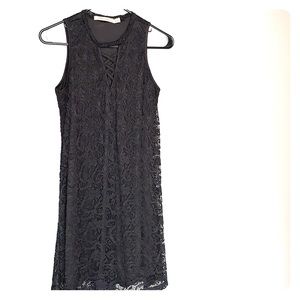 Black lace dress